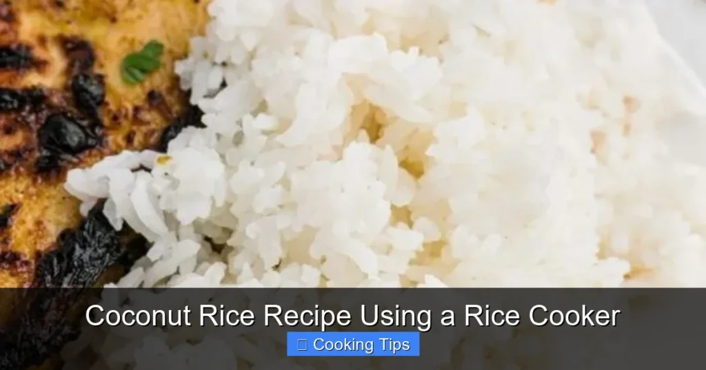 Coconut Rice Recipe Using a Rice Cooker