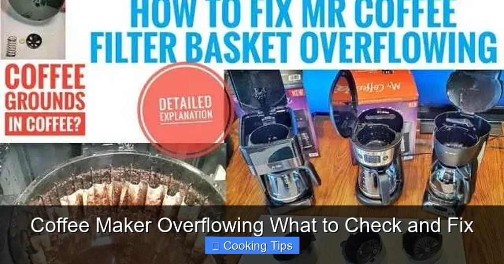 Coffee Maker Overflowing What to Check and Fix