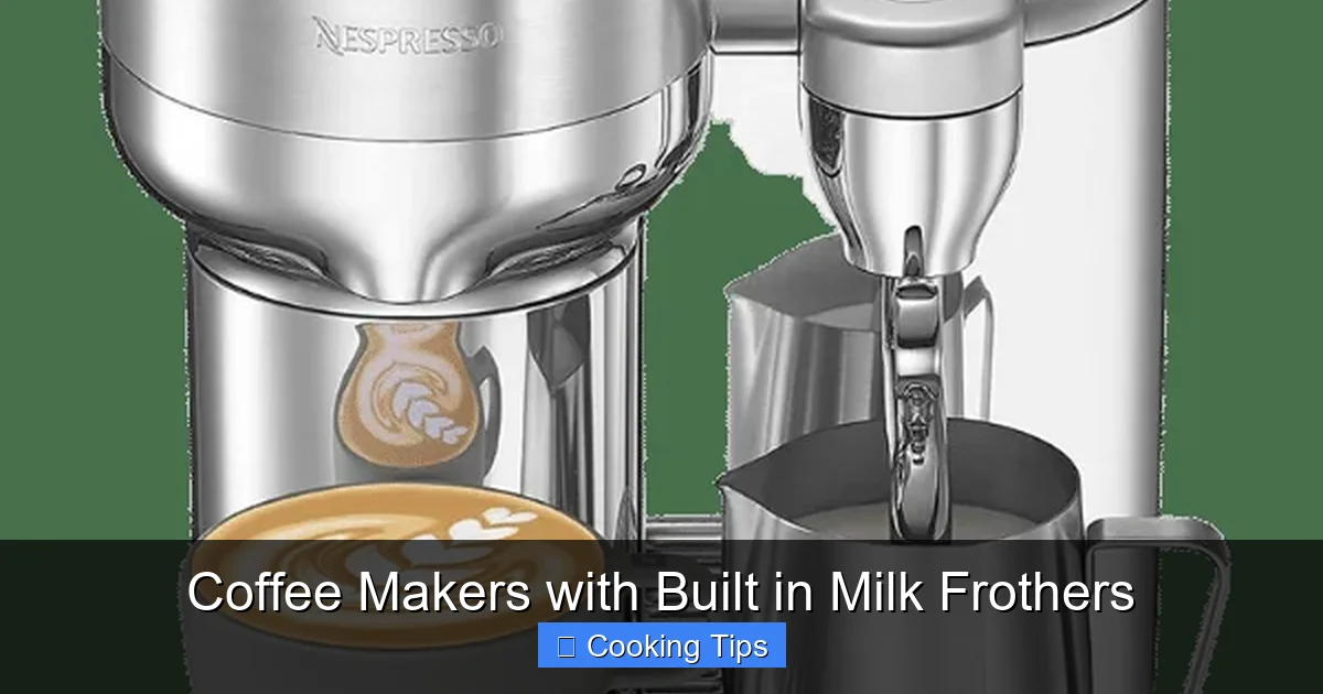 Coffee Makers with Built in Milk Frothers
