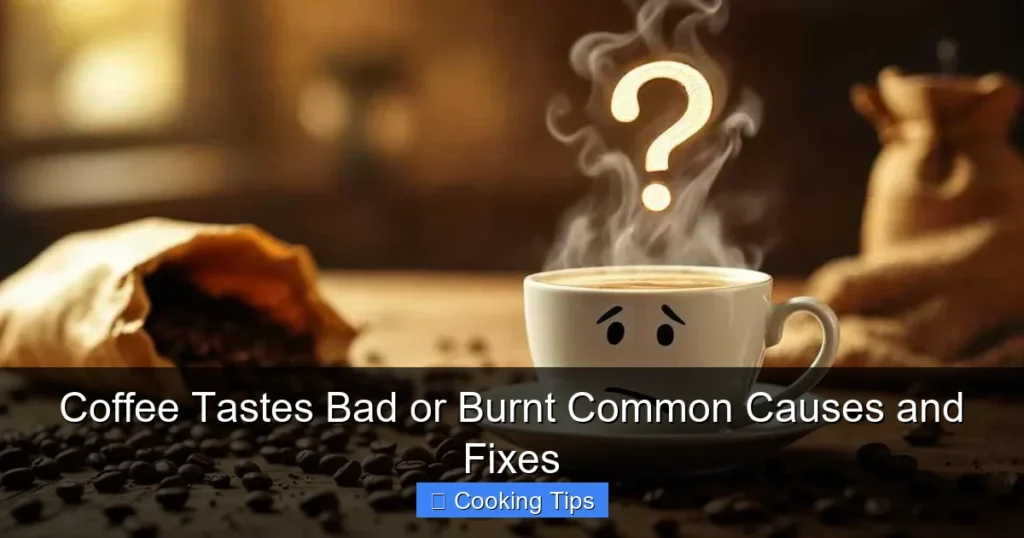 Coffee Tastes Bad or Burnt Common Causes and Fixes Coffee Tastes Bad or Burnt Common Causes and Fixes
