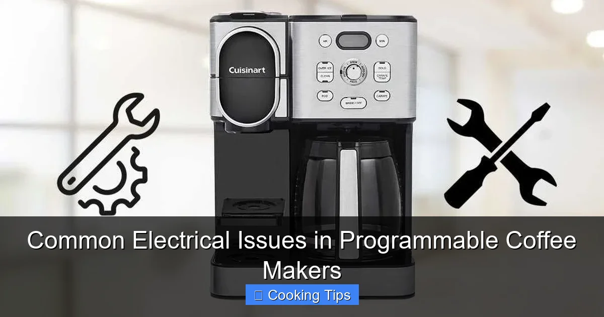 Common Electrical Issues in Programmable Coffee Makers