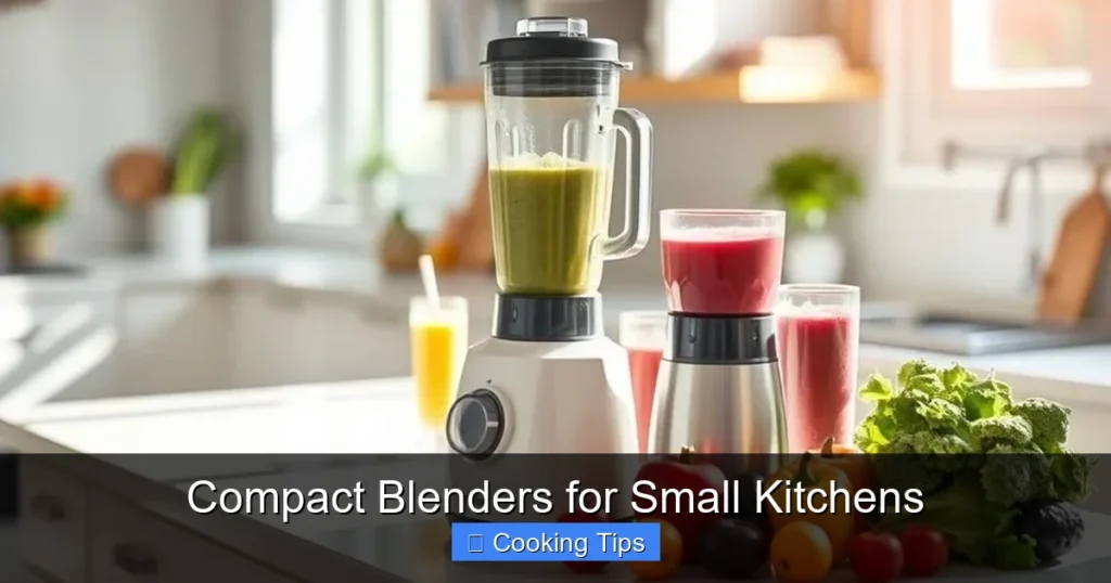 Compact Blenders for Small Kitchens Compact Blenders for Small Kitchens