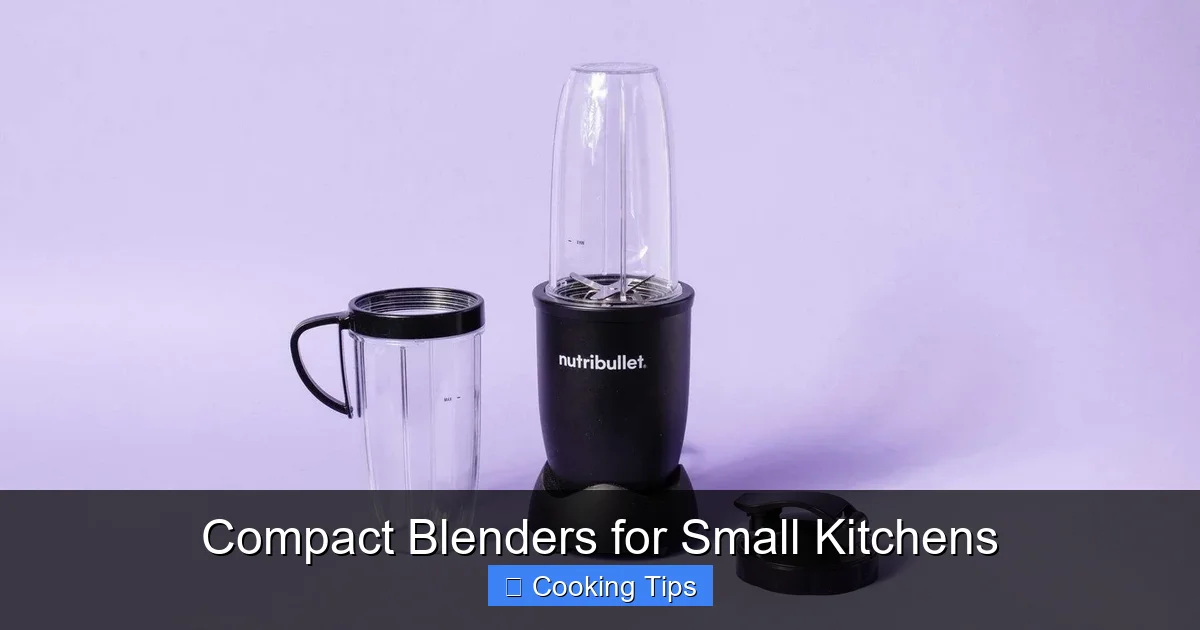 Compact Blenders for Small Kitchens