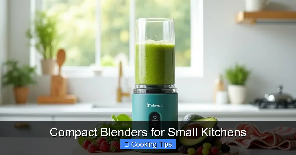 Compact Blenders for Small Kitchens