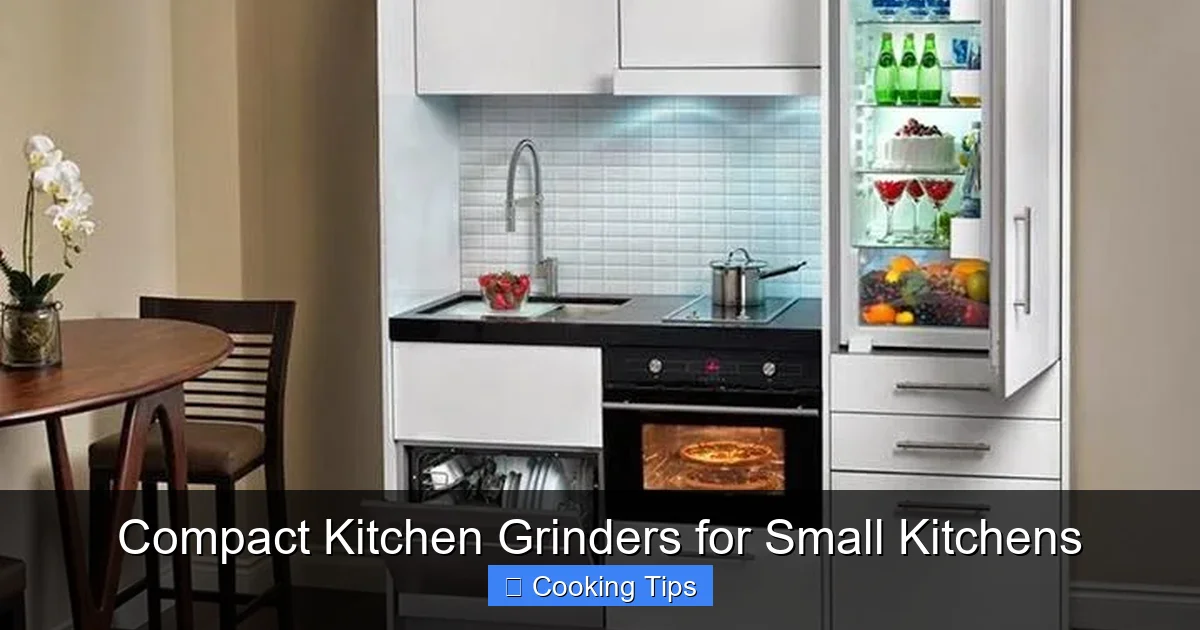 Compact Kitchen Grinders for Small Kitchens