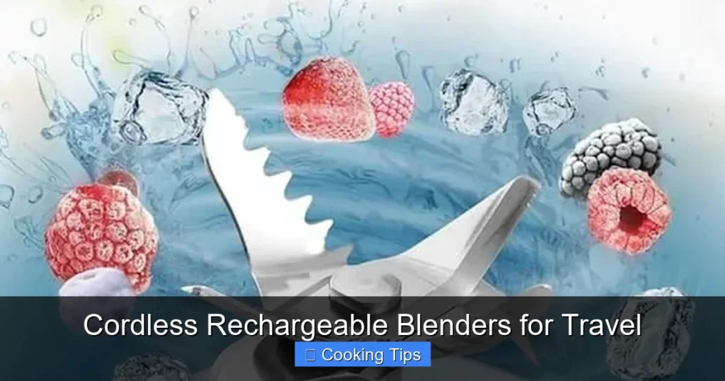 Cordless Rechargeable Blenders for Travel