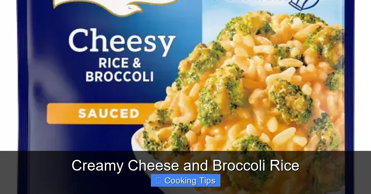 Creamy Cheese and Broccoli Rice