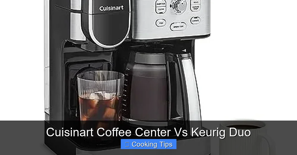 Cuisinart Coffee Center Vs Keurig Duo