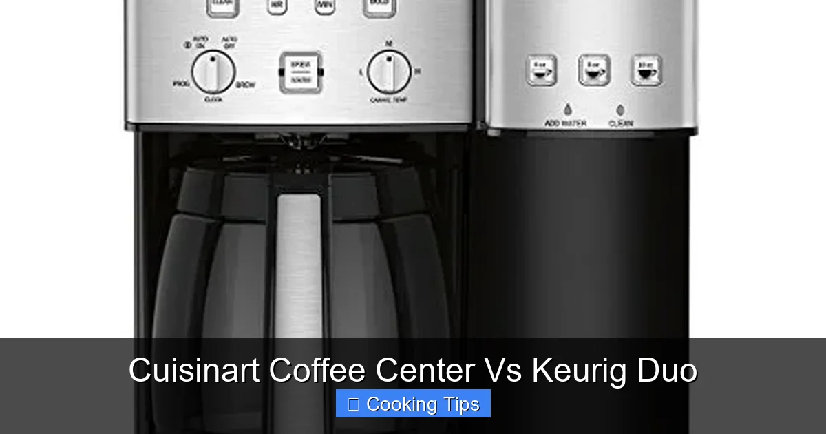 Cuisinart Coffee Center Vs Keurig Duo