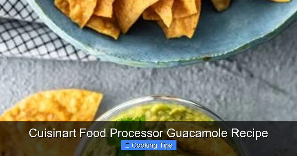Cuisinart Food Processor Guacamole Recipe