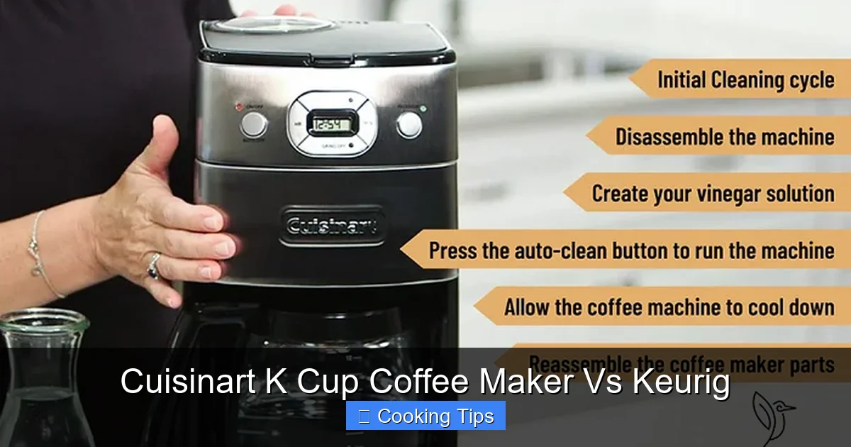 Cuisinart K Cup Coffee Maker Vs Keurig
