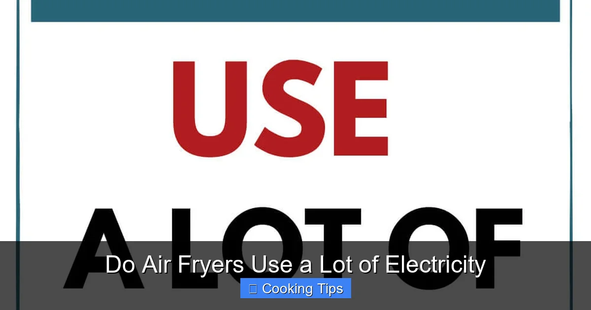 Do Air Fryers Use a Lot of Electricity