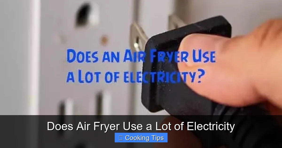 Does Air Fryer Use a Lot of Electricity