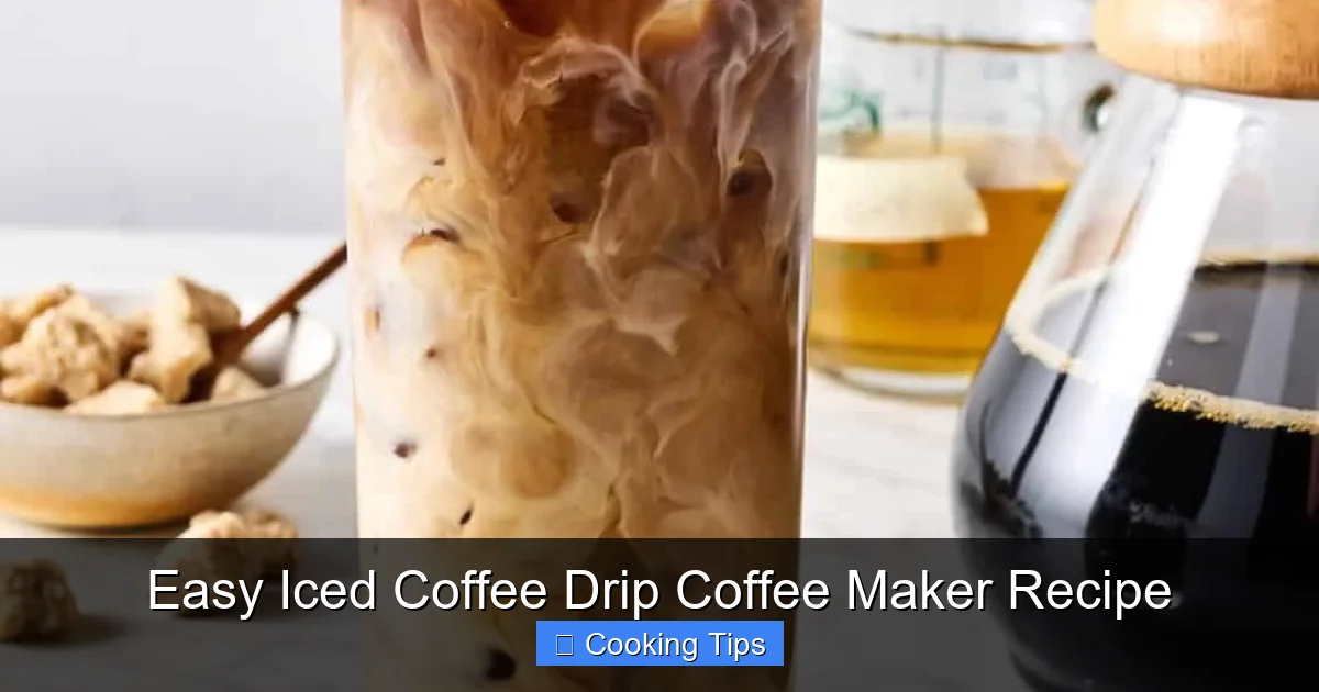 Easy Iced Coffee Drip Coffee Maker Recipe