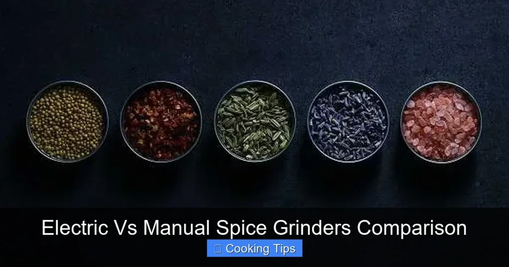 Electric Vs Manual Spice Grinders Comparison