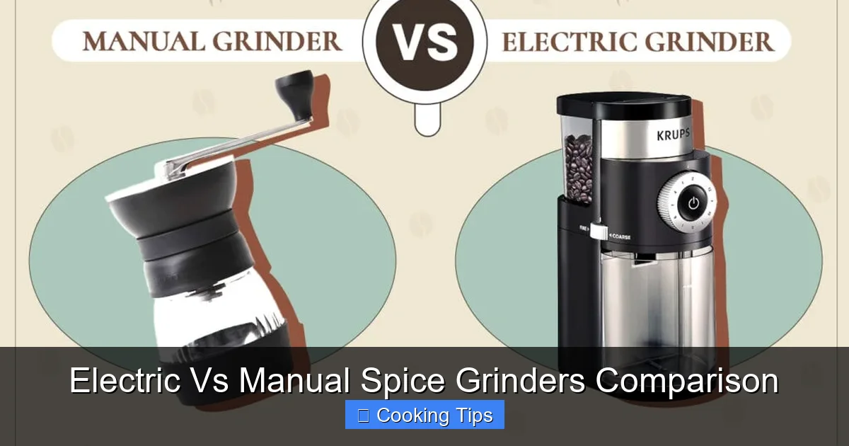 Electric Vs Manual Spice Grinders Comparison