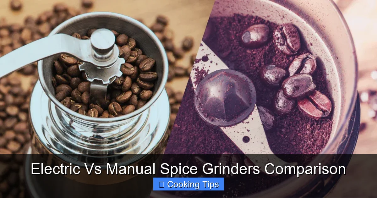 Electric Vs Manual Spice Grinders Comparison