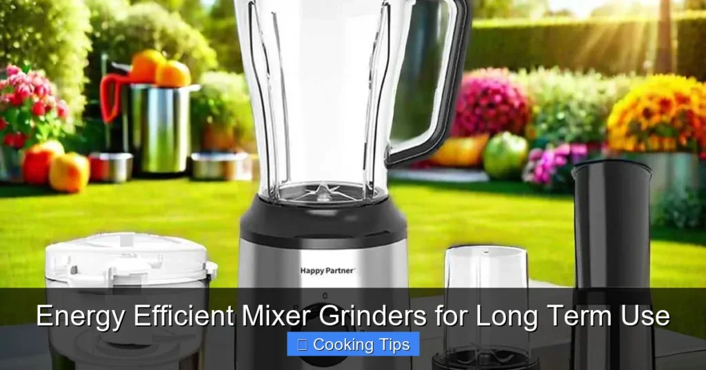 Energy Efficient Mixer Grinders for Long Term Use