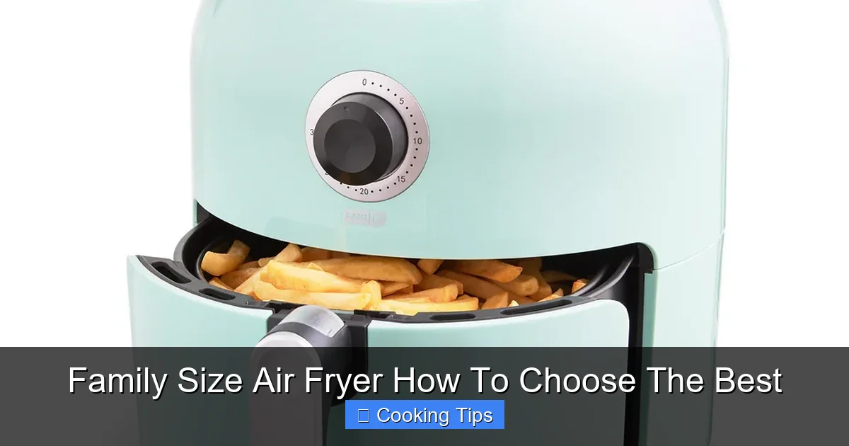 Family Size Air Fryer How To Choose The Best