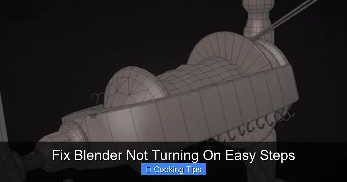 Fix Blender Not Turning On Easy Steps