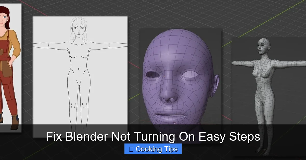 Fix Blender Not Turning On Easy Steps