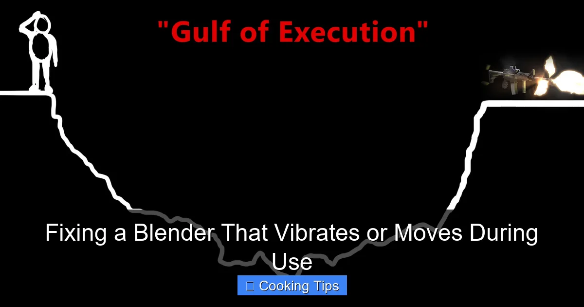 Fixing a Blender That Vibrates or Moves During Use