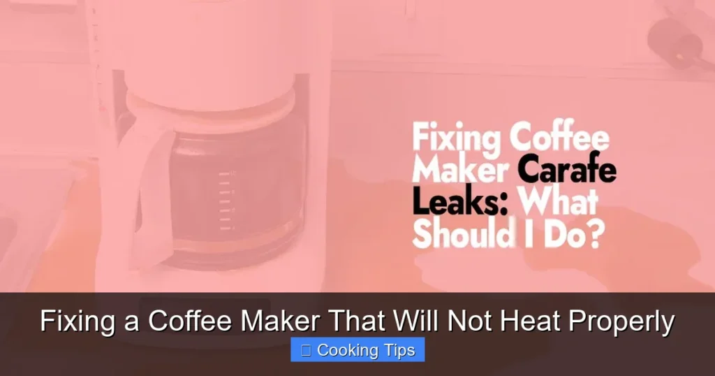 Fixing a Coffee Maker That Will Not Heat Properly