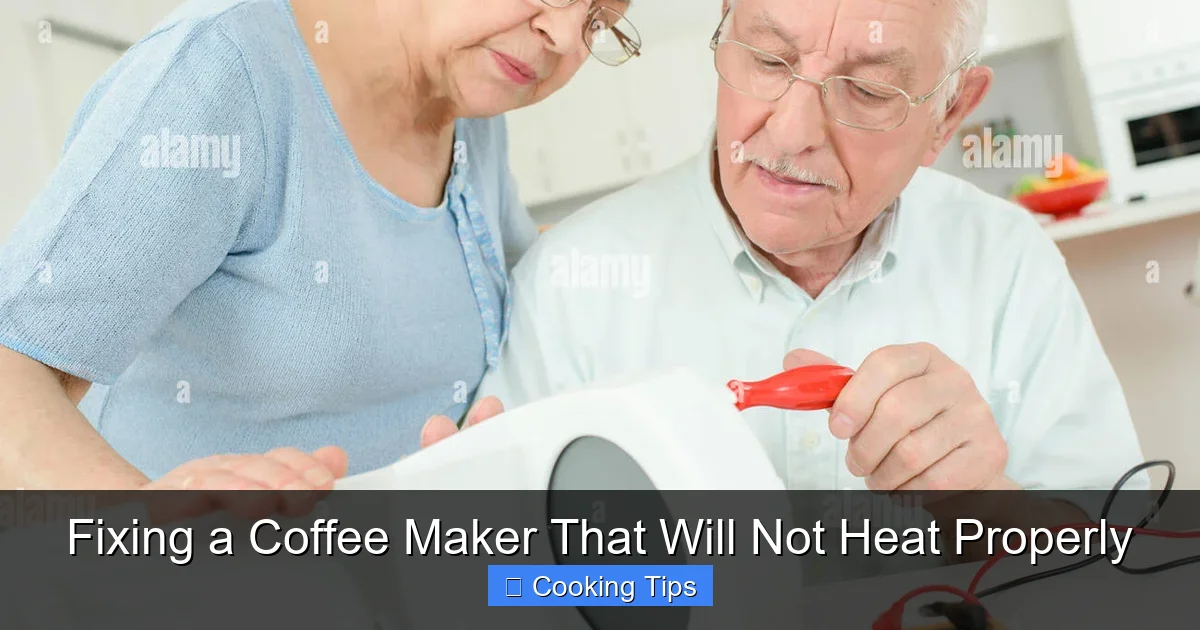 Fixing a Coffee Maker That Will Not Heat Properly