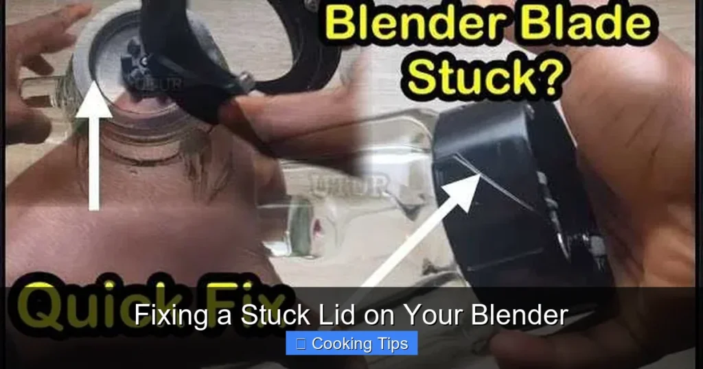 Fixing a Stuck Lid on Your Blender Fixing a Stuck Lid on Your Blender