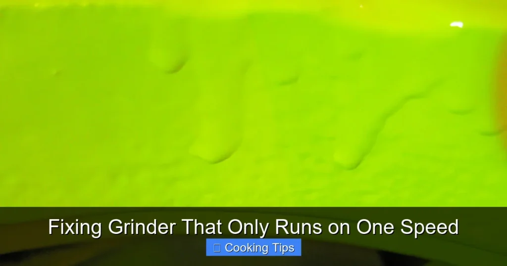 Fixing Grinder That Only Runs on One Speed