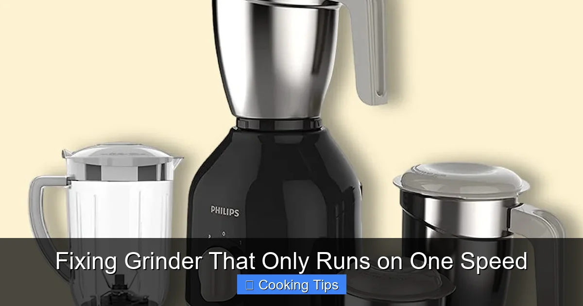 Fixing Grinder That Only Runs on One Speed