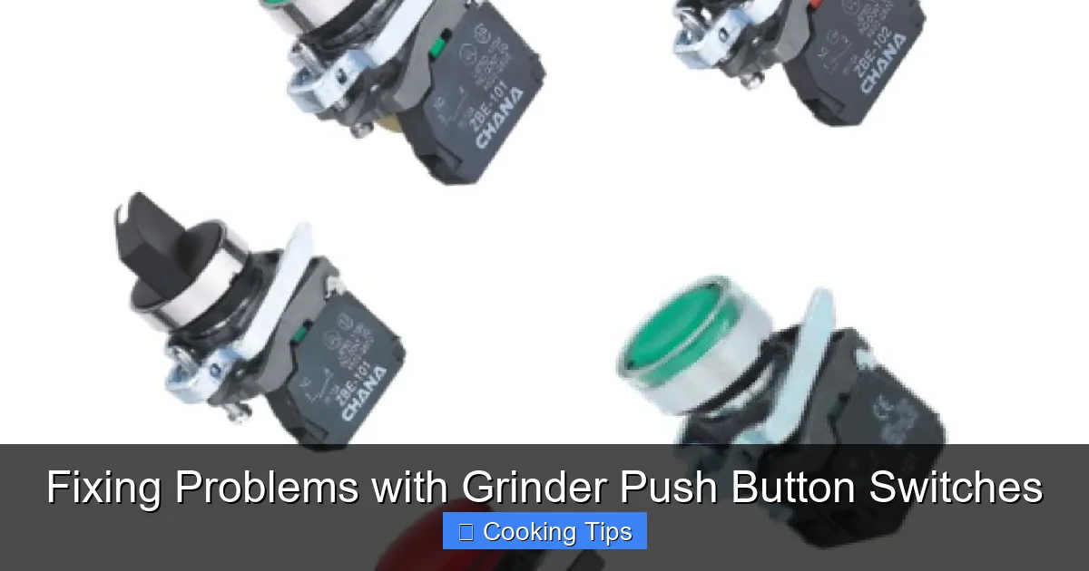 Fixing Problems with Grinder Push Button Switches