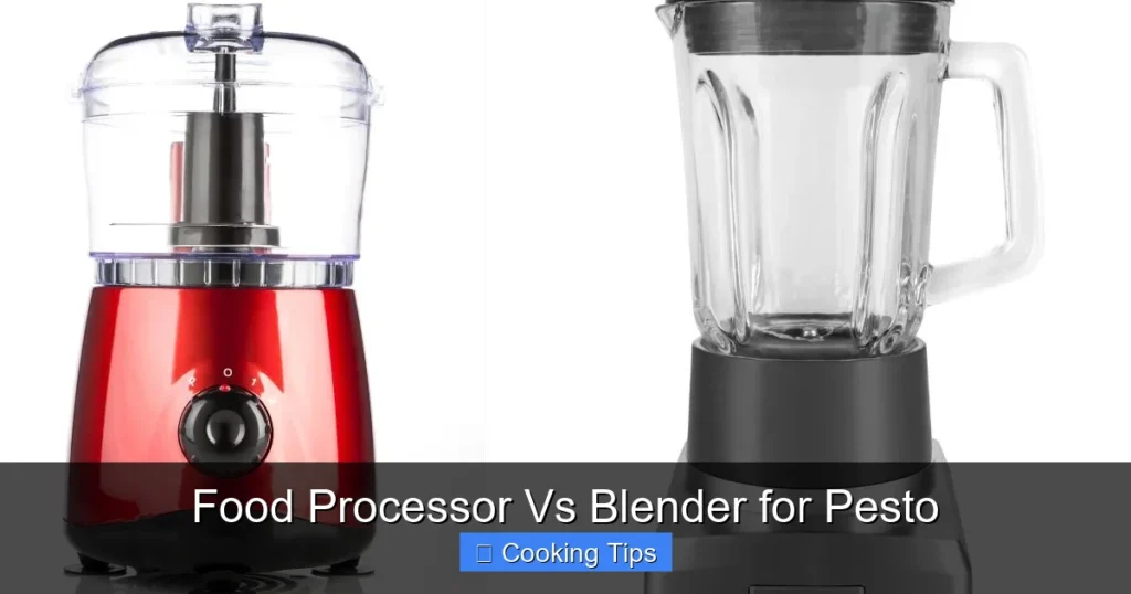 Food Processor Vs Blender for Pesto