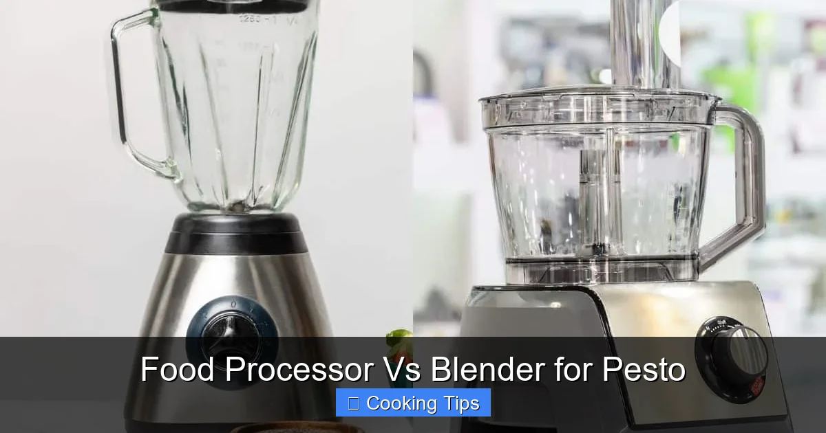Food Processor Vs Blender for Pesto