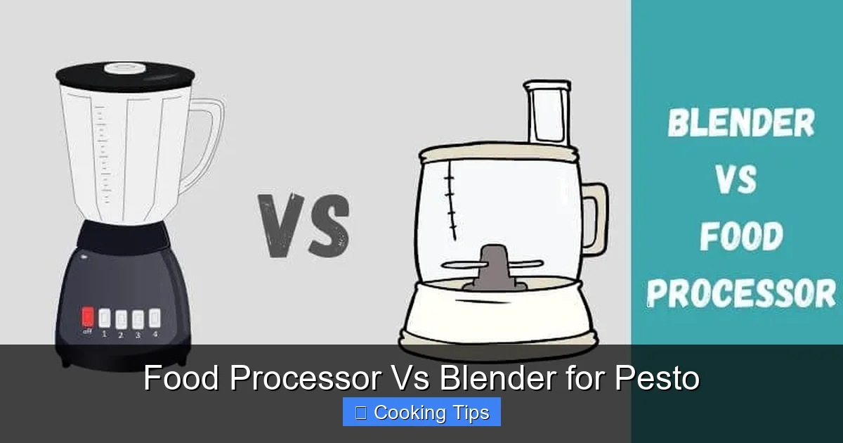 Food Processor Vs Blender for Pesto