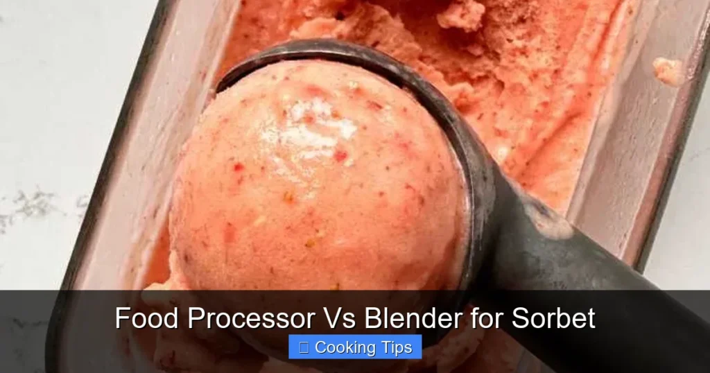Food Processor Vs Blender for Sorbet Food Processor Vs Blender for Sorbet