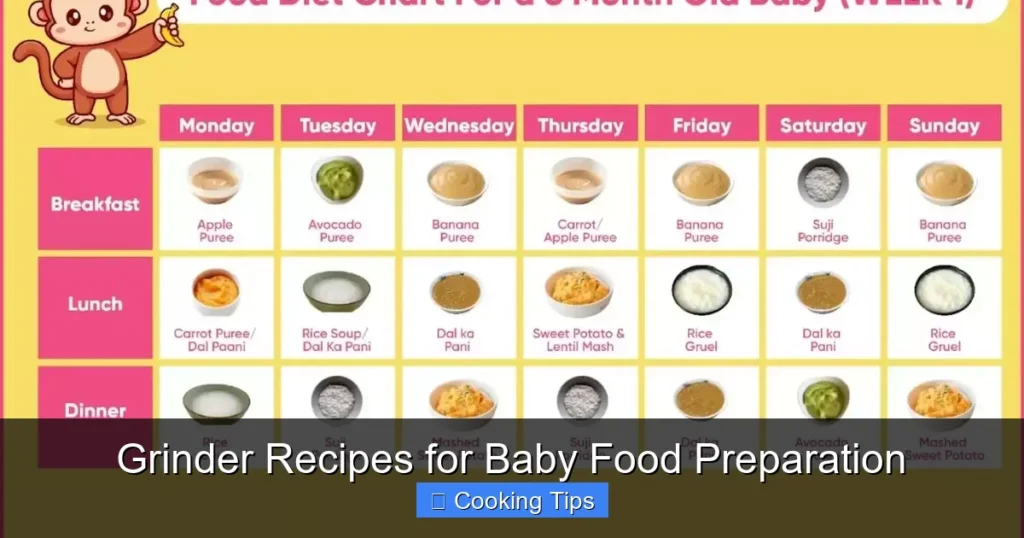 Grinder Recipes for Baby Food Preparation