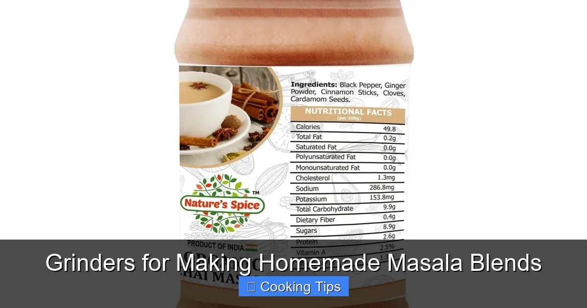 Grinders for Making Homemade Masala Blends