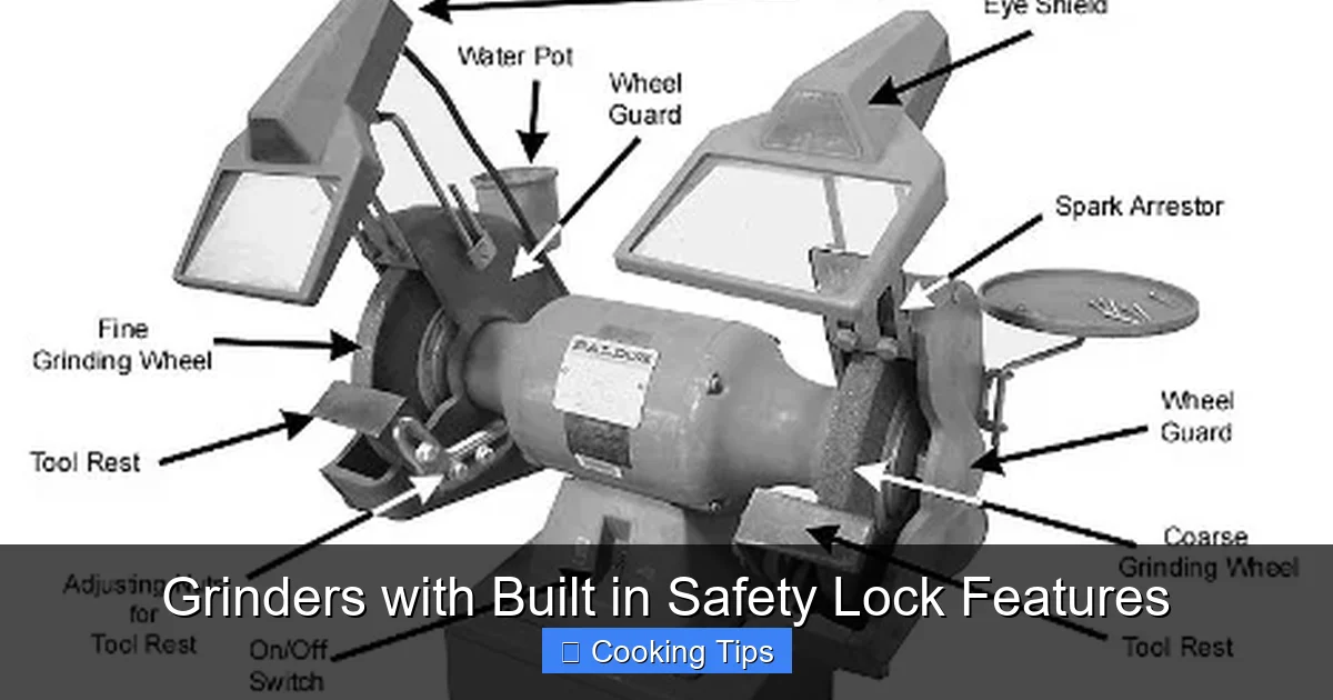 Grinders with Built in Safety Lock Features
