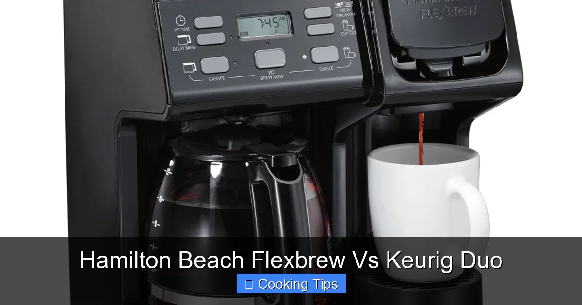 Hamilton Beach Flexbrew Vs Keurig Duo