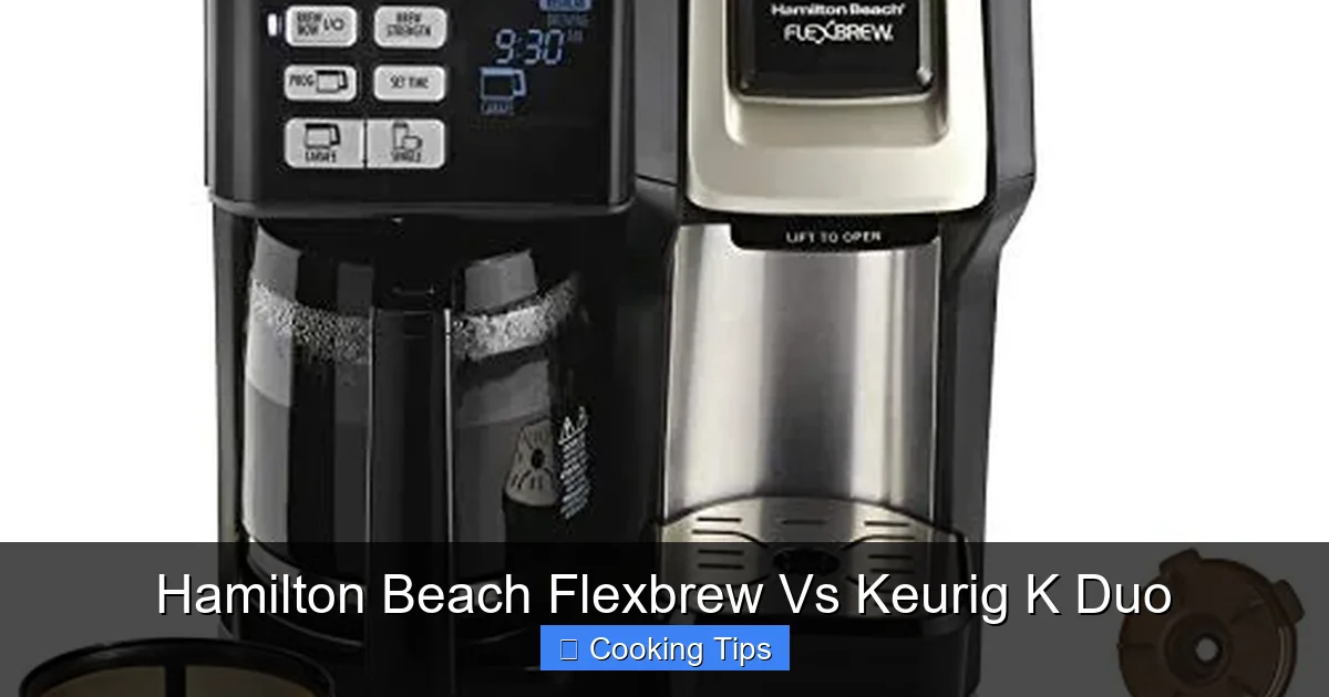 Hamilton Beach Flexbrew Vs Keurig K Duo