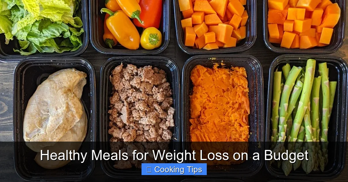 Healthy Meals for Weight Loss on a Budget