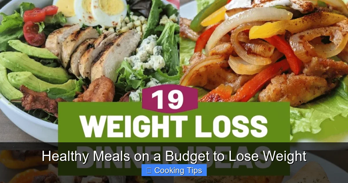 Healthy Meals on a Budget to Lose Weight