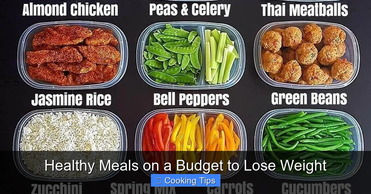 Healthy Meals on a Budget to Lose Weight