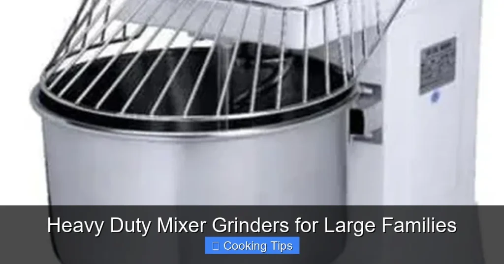 Heavy Duty Mixer Grinders for Large Families