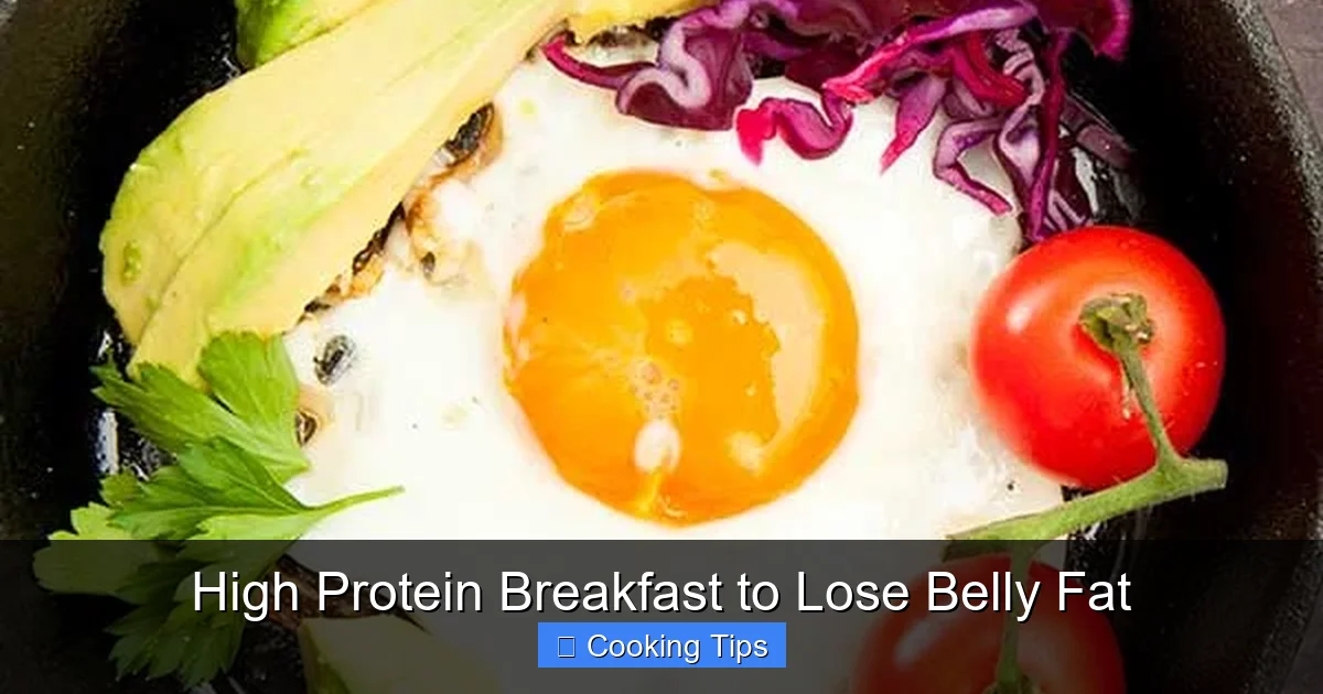 High Protein Breakfast to Lose Belly Fat