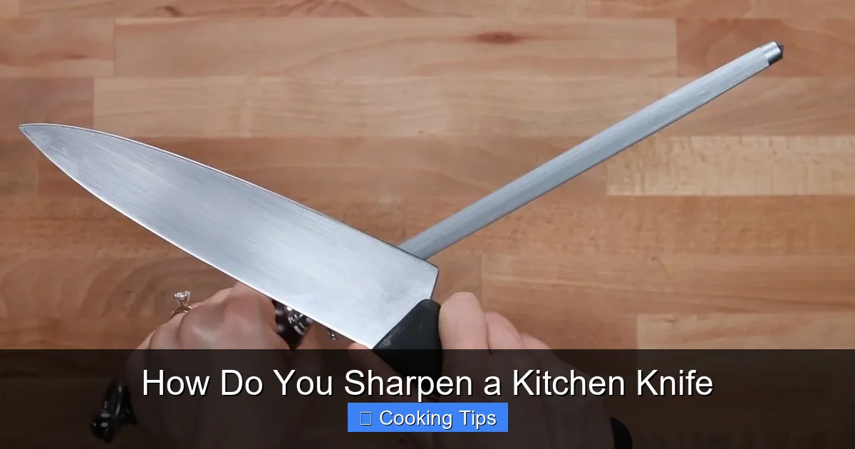 How Do You Sharpen a Kitchen Knife