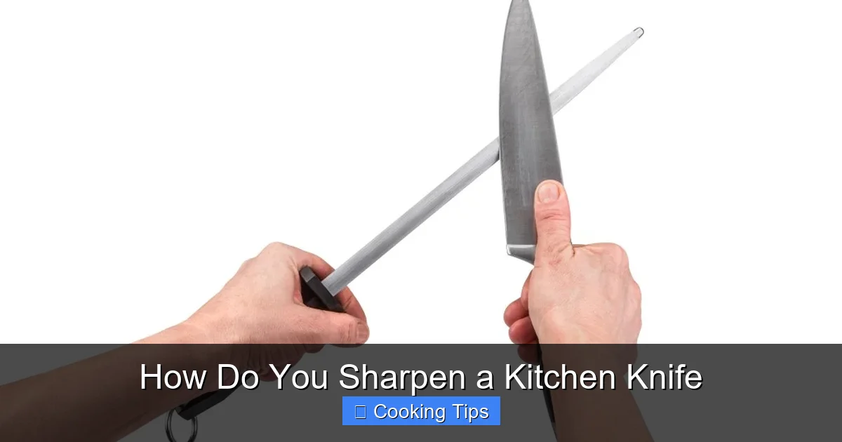 How Do You Sharpen a Kitchen Knife