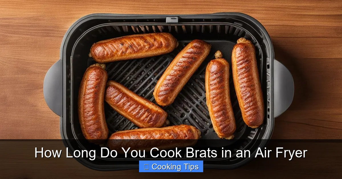 How Long Do You Cook Brats in an Air Fryer
