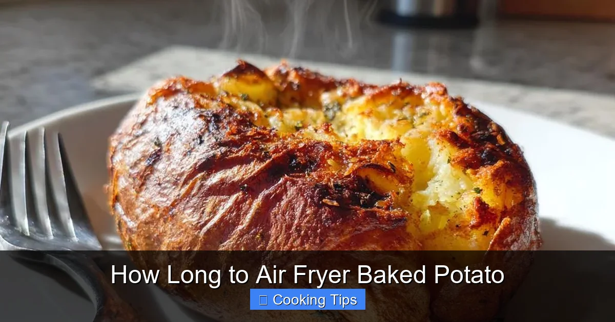 How Long to Air Fryer Baked Potato